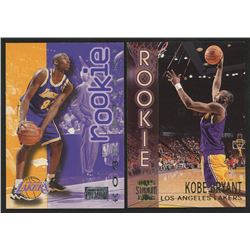 Lot of (2) Kobe Bryant Basketball Cards with 1996-97 SkyBox Premium #203  1996-97 Stadium Club Rooki