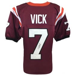 Michael Vick Signed Virgina Tech Hokies Jersey (JSA COA)