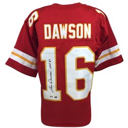 Len Dawson Signed Chiefs Jersey Inscribed "HOF 87" (Beckett COA)