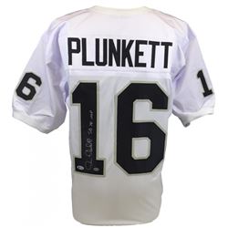 Jim Plunkett Signed Raiders Jersey Inscribed "SB XV MVP" (Beckett COA)