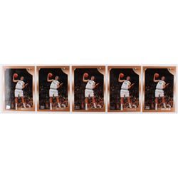 Lot of (5) 1998-99 Topps #154 Dirk Nowitzki RC