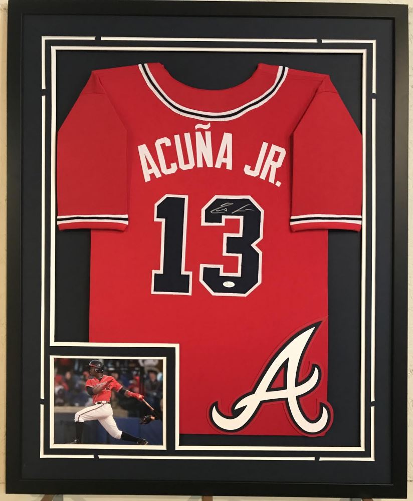 ronald acuna red jersey