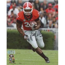 Nick Chubb Signed Georgia Bulldogs 8x10 Photo (Radtke Hologram)