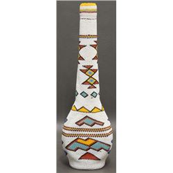 PAIUTE BEADED BOTTLE