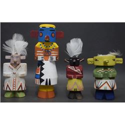 FOUR RT 66 KACHINAS