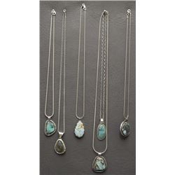 SIX NAVAJO NECKLACES