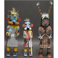 THREE HOPI KACHINAS (DAVID)
