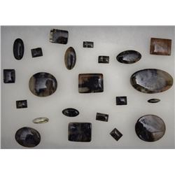 COLLECTION OF PICTURE AGATE CABS