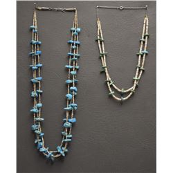 TWO SANTO DOMINGO NECKLACES