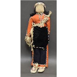 NEZ PERCE CORN HUSK DOLL