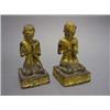 Image 1 : Thailand 19th C. Gilt Bronze Figures