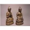Image 1 : Chinese Two Bronze Buddhas
