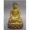Image 1 : Korean 19th C. Gilt Wooden Buddha