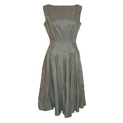 Lucille Ball's I Love Lucy Gray & White Dress