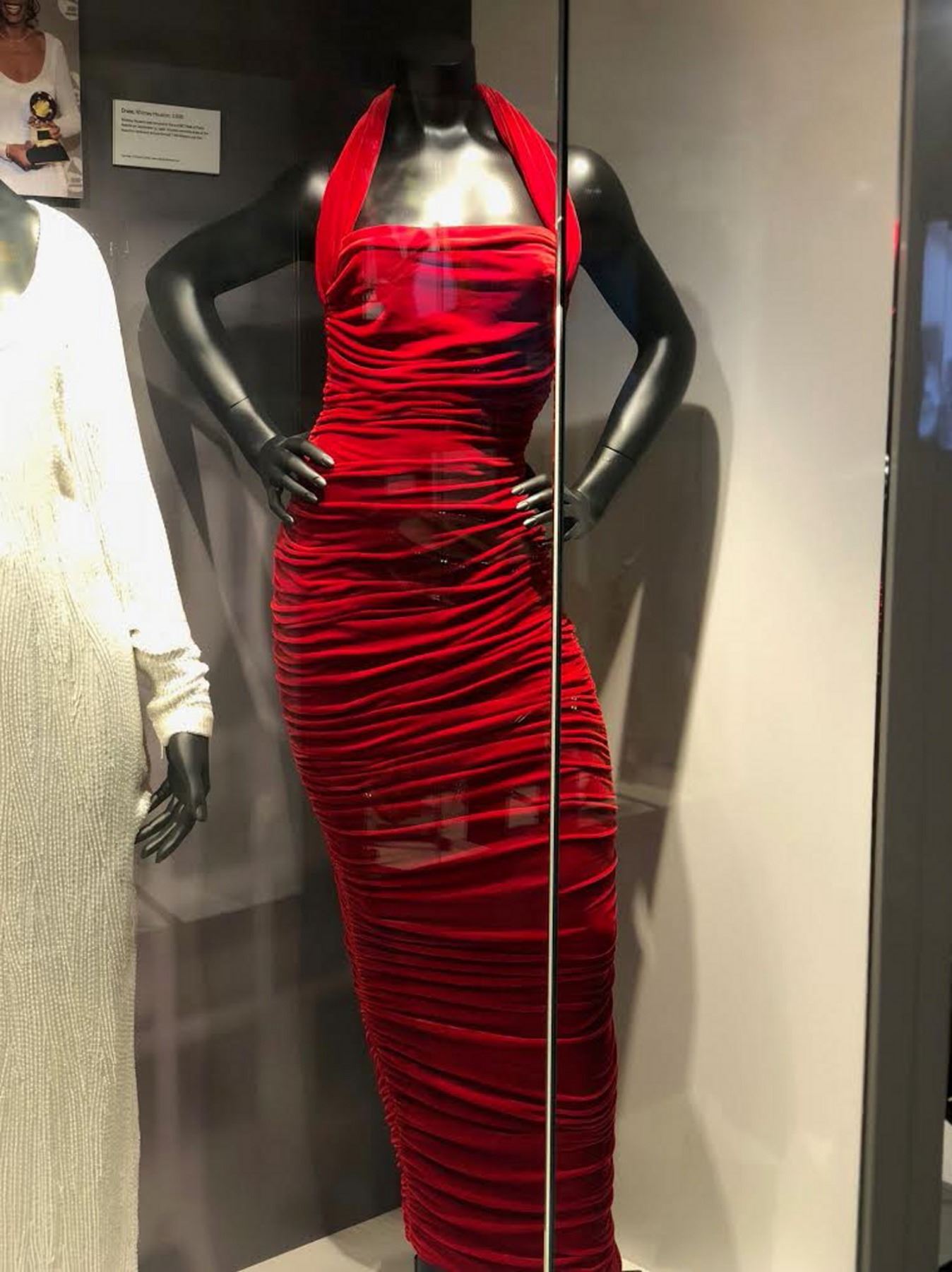 Whitney Houston S Stage Worn Gown Grammy Museum Whitney Houston S Stage Worn Gown Grammy Museum
