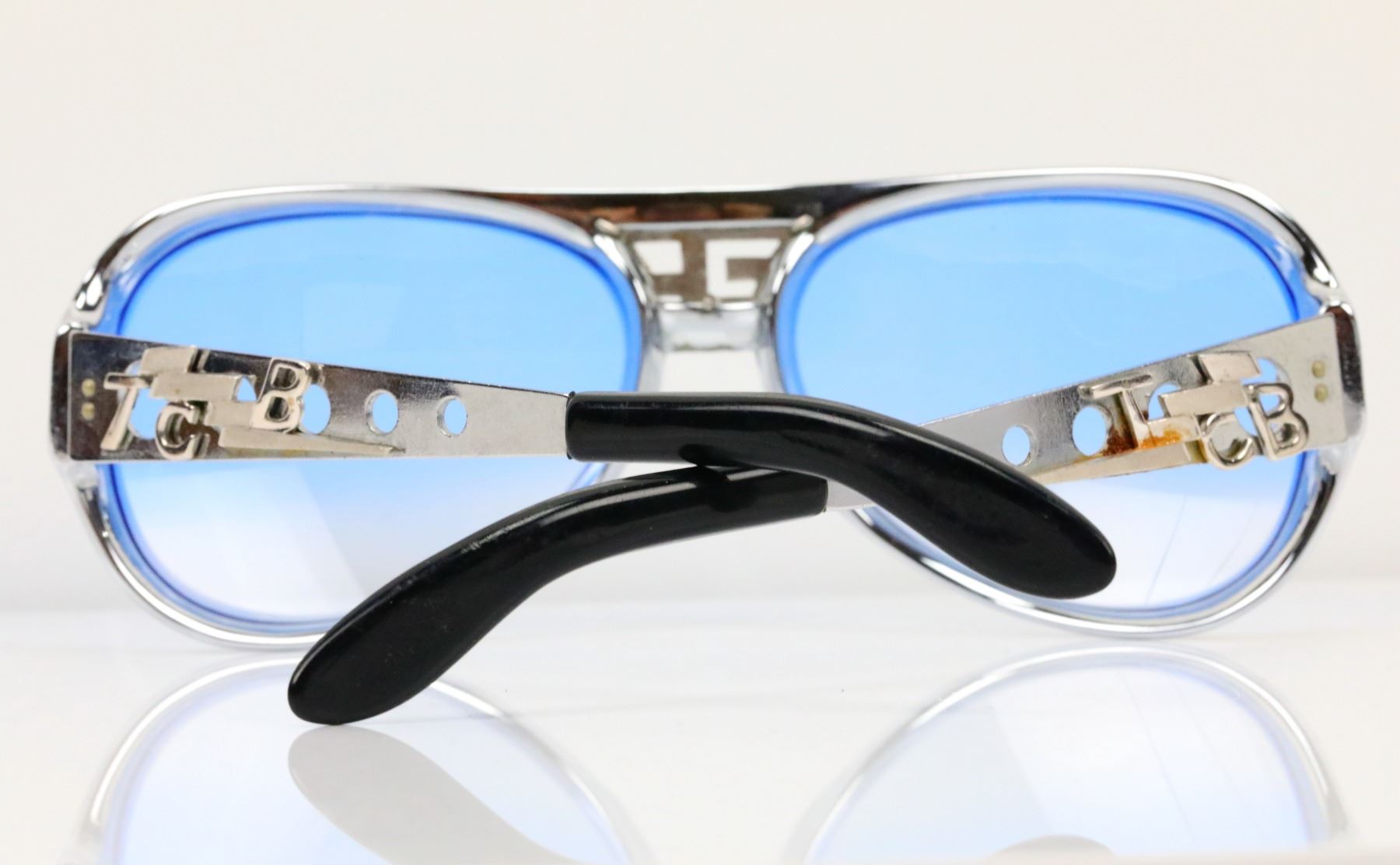 Elvis Presley's Personal 14K & Chrome Sunglasses