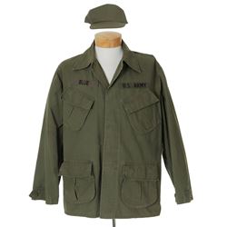 Forrest Gump "Bubba" Army Fatigue Jacket & Cap
