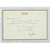 Image 1 : Phyllis Diller Handwritten Thank You Note