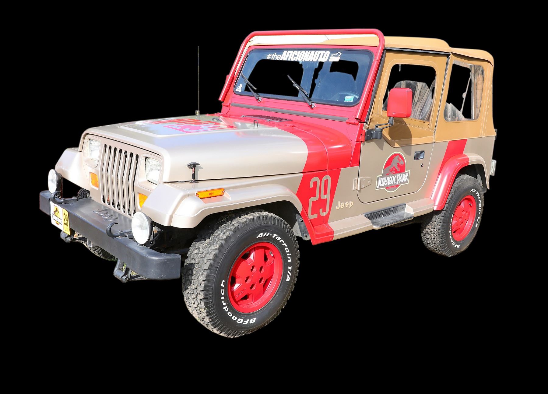 Jurassic Park Fan Built JP 29 1993 Jeep Wrangler