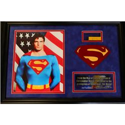 Superman Swatch From Christopher Reeve's Belt