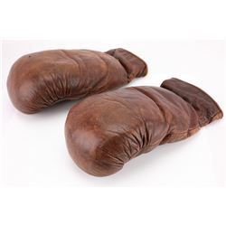 James Cagney's 1940s Sparring Gloves W/LOA