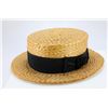 Image 1 : W.C. Fields' Personally Owned Boater Hat W/LOA