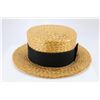 Image 2 : W.C. Fields' Personally Owned Boater Hat W/LOA