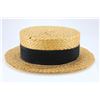 Image 3 : W.C. Fields' Personally Owned Boater Hat W/LOA