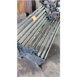 Park Bench, Wood and Metal