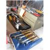 Image 2 : Tool Box, Full Or Tools:  Pliers, Wrenches, Hammer, Etc.