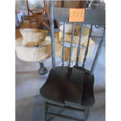 Wooden Chairs, Lamps