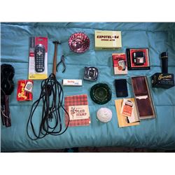 Misc. Lot: Billfolds, Tape Measure, Hammer, More