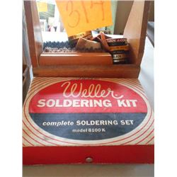 Vintage Shoe Shine Kit / Soldering Kit