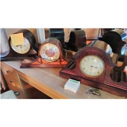 3 Vintage Mantel Clocks