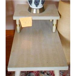 BUNDLE LOT: Vintage Coffee Table, Pair of Vintage Step Tables