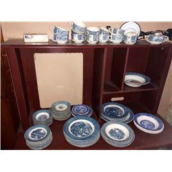 Currier & Ives / Willo Ware Dishes, Approx. 50 Pcs