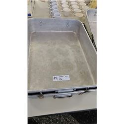 Large Aluminum Serving Tubs