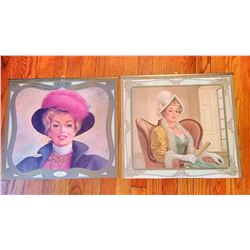 2 Vintage "Golden Girl" Prints