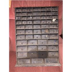 Antique Wooden Watch Makers/Jewler Organizer Box