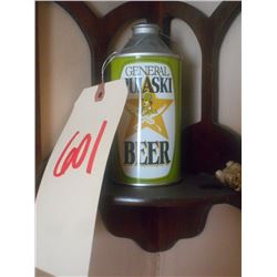 BUNDLE LOT - Vintage General Pulaski Beer Can, Vintage Excelsior Balance Washer (for watch repair), 