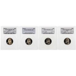 Set of 1976-S to 1979-S Washington Quarter Coins PCGS PR69DCAM