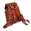 Image 3 : Gucci Vintage Brown Leather Mini Bamboo Backpack