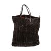 Image 1 : Bally Black Ruched Leather 2 Way Tote Handbag
