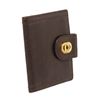 Image 2 : Bvlgari Brown Leather Card Holder Small Wallet