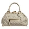 Image 2 : Marc Jacobs Beige Quilted Leather Stam Satchel Handbag