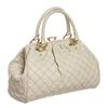 Image 4 : Marc Jacobs Beige Quilted Leather Stam Satchel Handbag