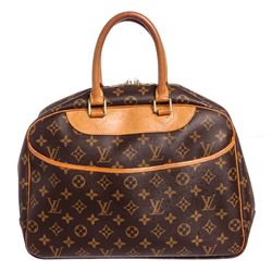 Louis Vuitton Monogram Canvas Leather Deauville Doctor Bag