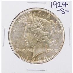 1924-S $1 Peace Silver Dollar Coin
