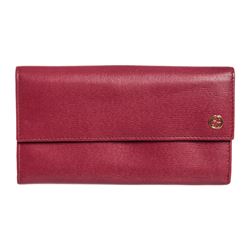 Gucci Pink Leather Long Wallet