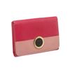 Image 3 : Bvlgari Pink Dual Color Leather Medium Continental Wallet